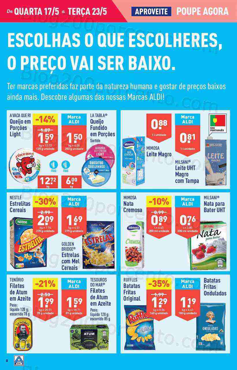 Antevisão Folheto ALDI Promoções de 17 a 23 maio