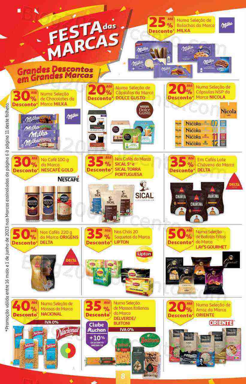 Antevisão Folheto AUCHAN Promoções de 16 maio a 1 junho