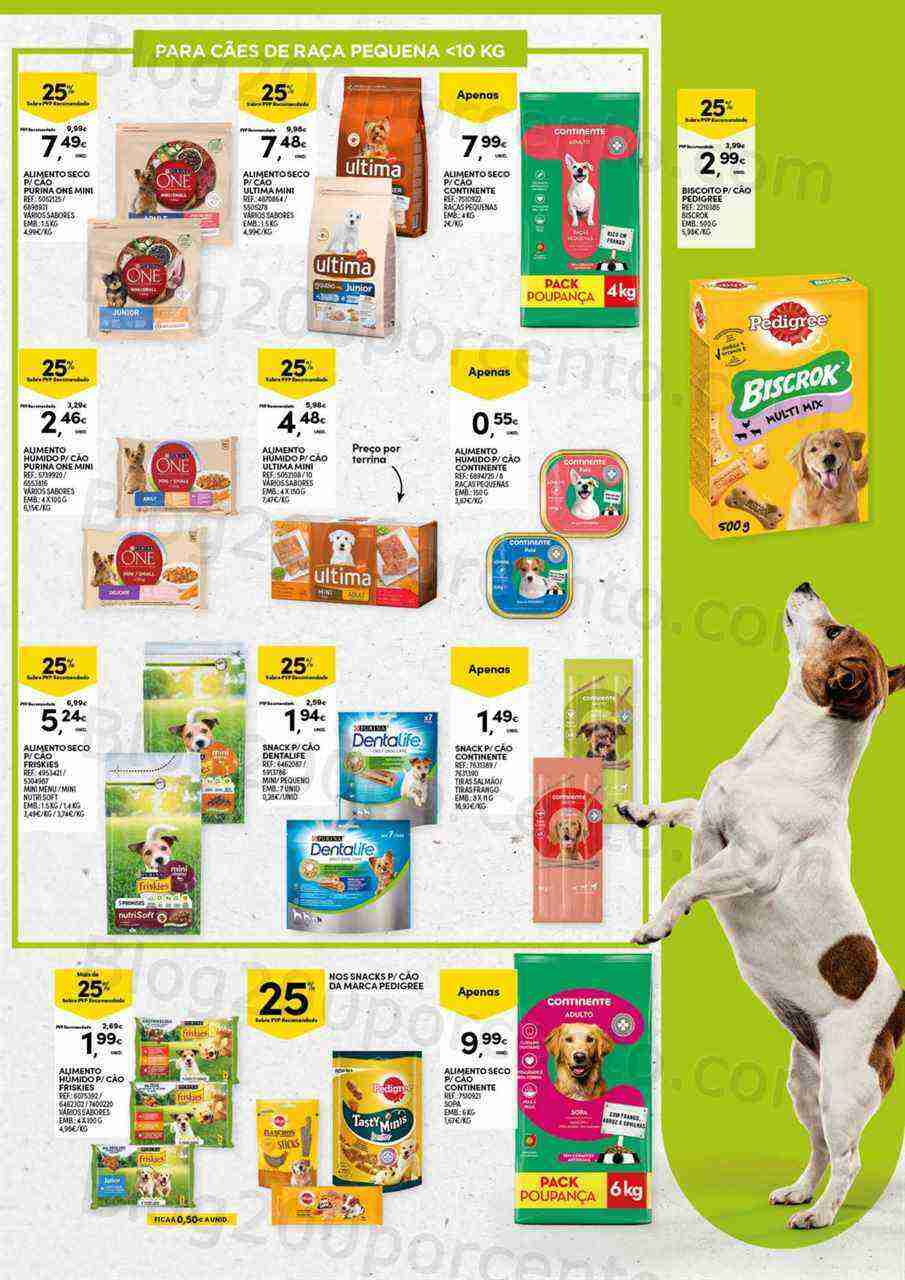 Antevisão Folheto CONTINENTE Especial Pets Promoções de 16 a 28 maio