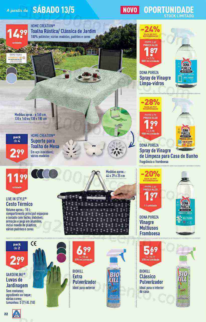 Aniversário Folheto ALDI Promoções de 10 a 16 maio