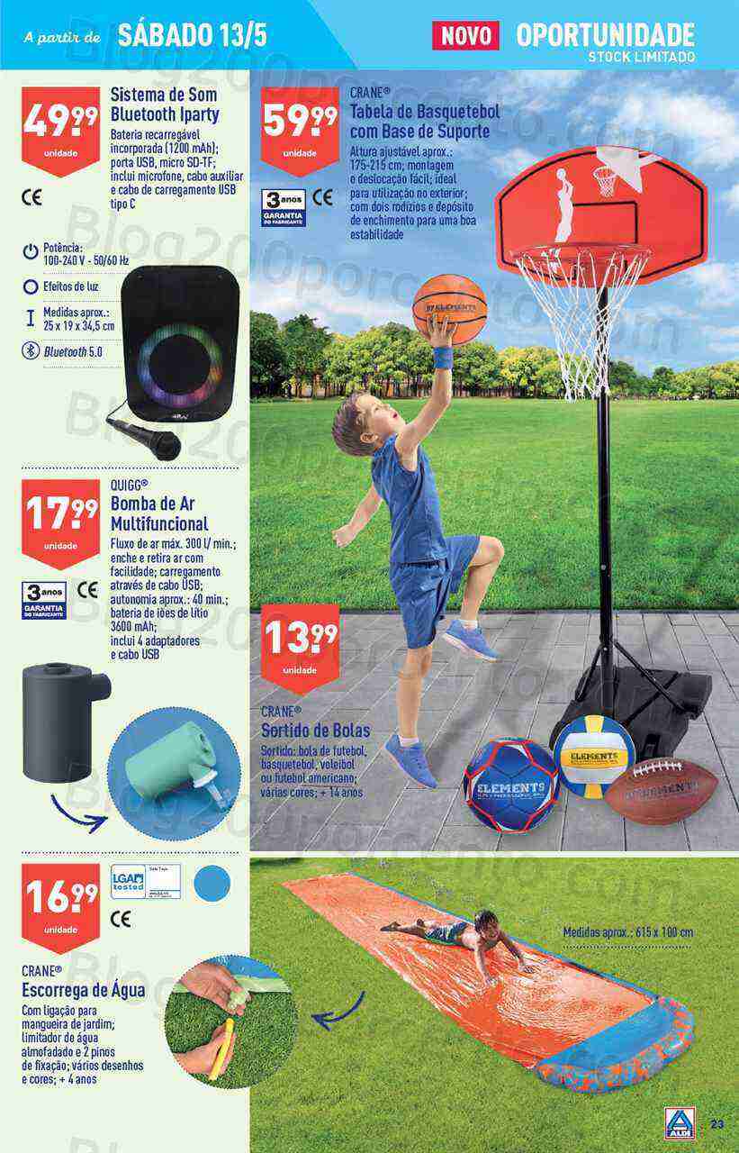 Aniversário Folheto ALDI Promoções de 10 a 16 maio