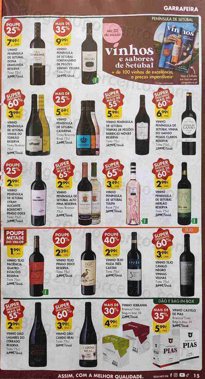 Antevisão Folheto PINGO DOCE Promoções de 9 a 15 maio