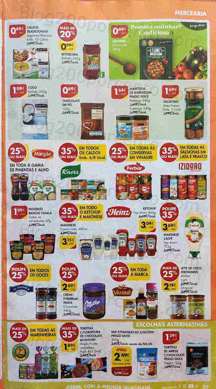 Antevisão Folheto PINGO DOCE Promoções de 9 a 15 maio