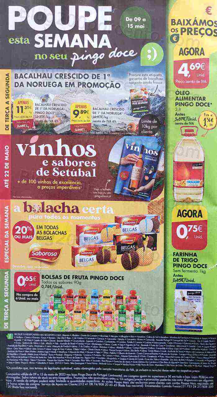Antevisão Folheto PINGO DOCE Promoções de 9 a 15 maio