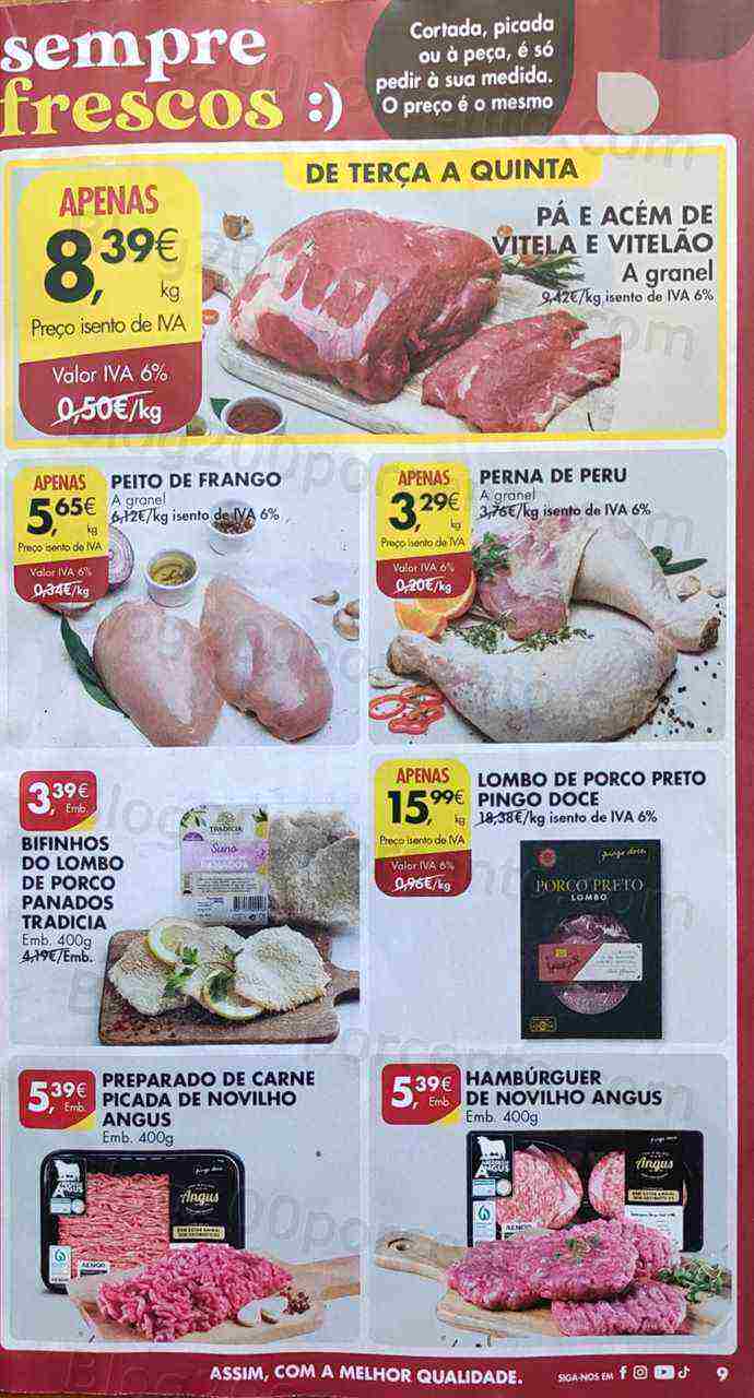 Antevisão Folheto PINGO DOCE Promoções de 9 a 15 maio