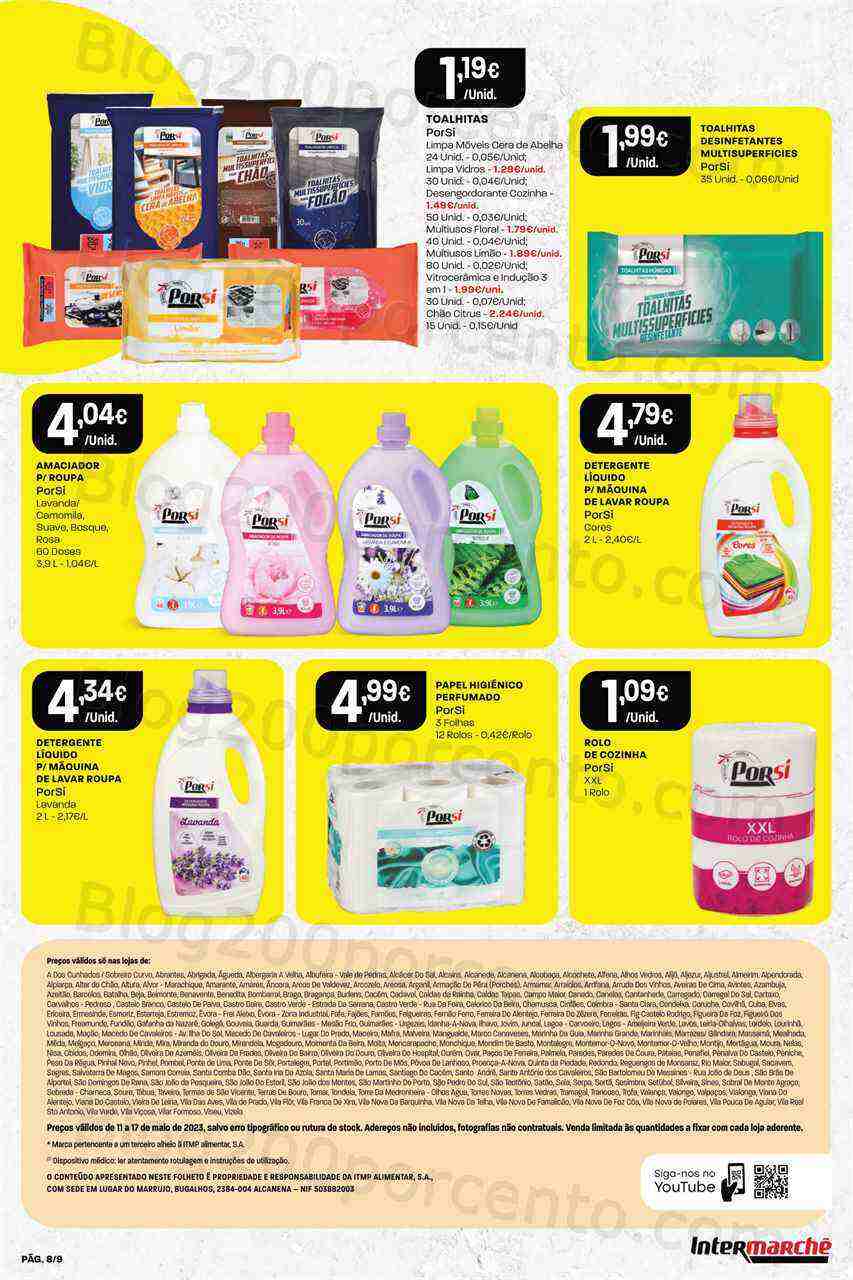 Antevisão Folheto INTERMARCHÉ Especial Porsi Promoções de 11 a 17 maio