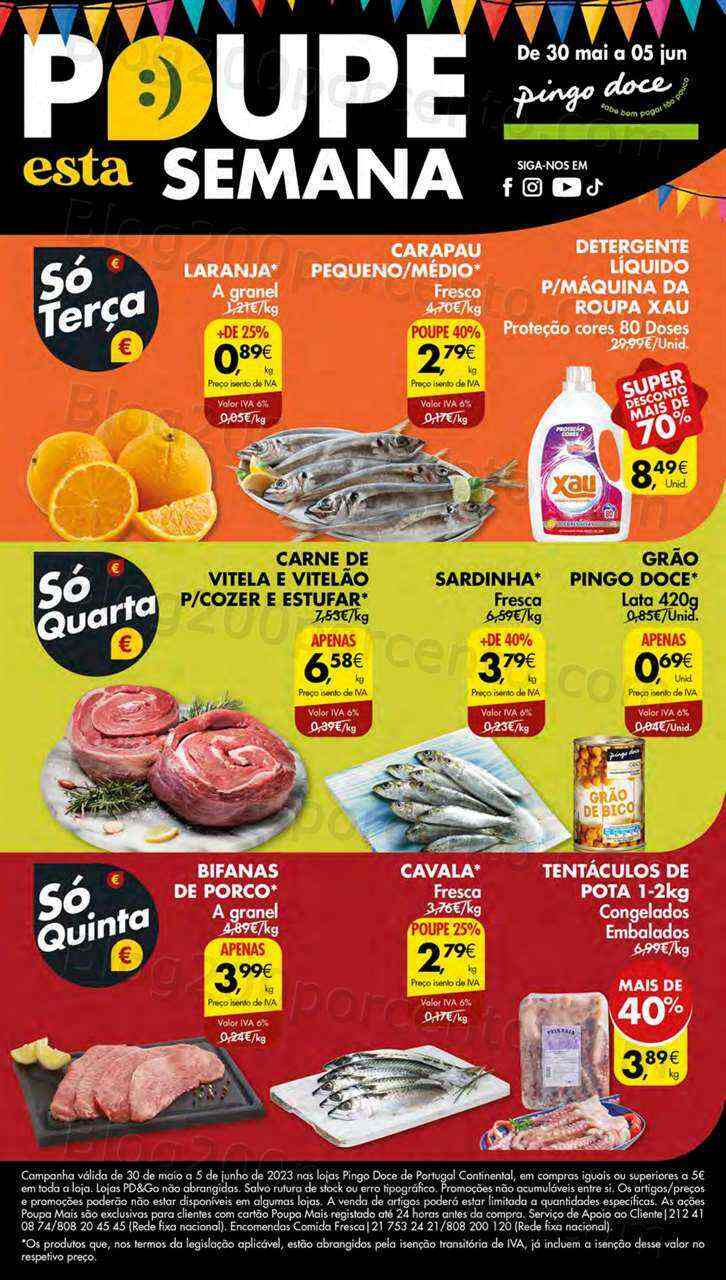 Antevisão Folheto PINGO DOCE Lojas Pequenas Promoções de 30 maio a 5 junho