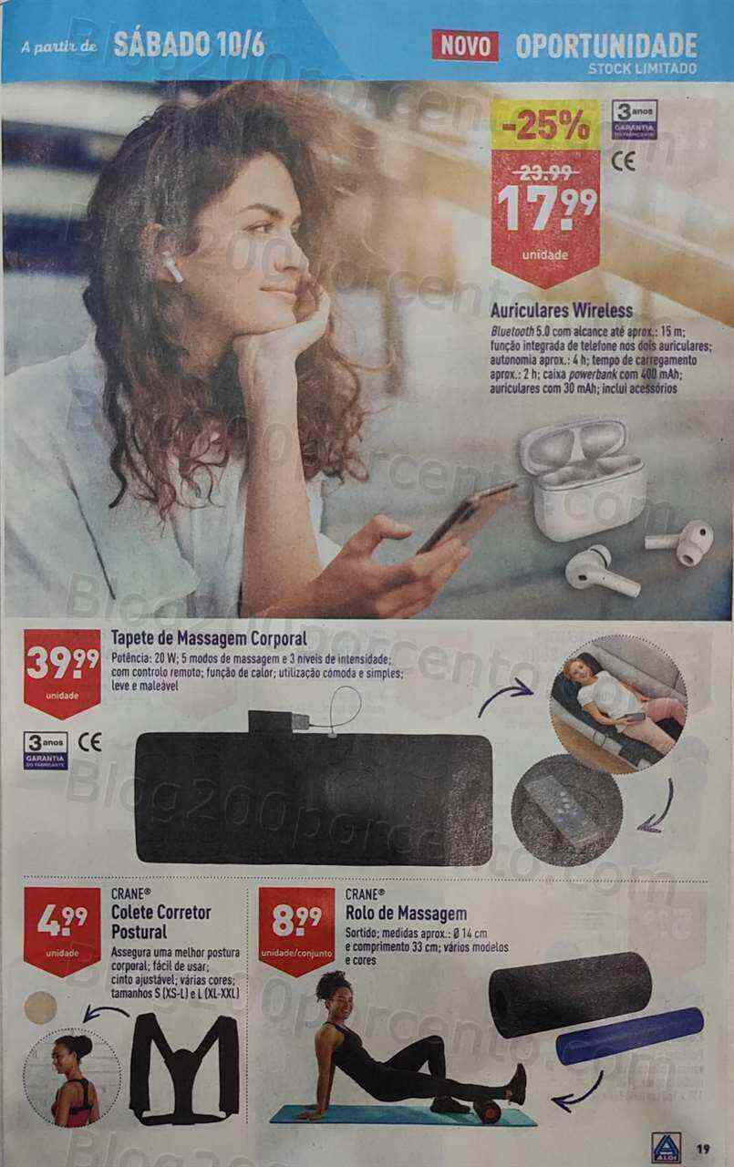 Antevisão Folheto ALDI Bazar Promoções a partir de 10 junho