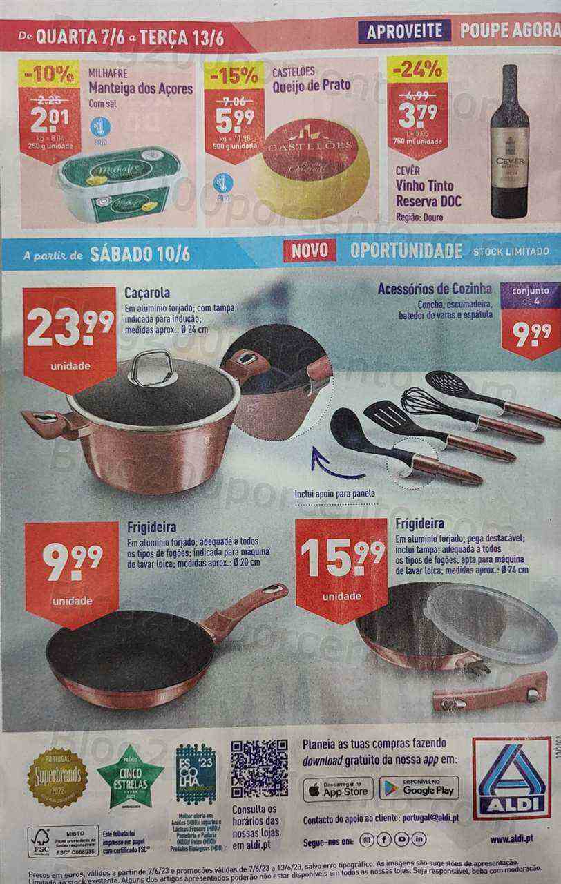 Antevisão Folheto ALDI Bazar Promoções a partir de 10 junho