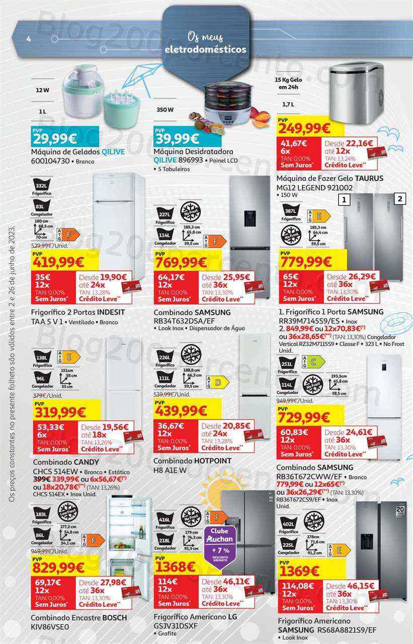 Antevisão Folheto AUCHAN Tecnologia Promoções de 2 a 26 junho