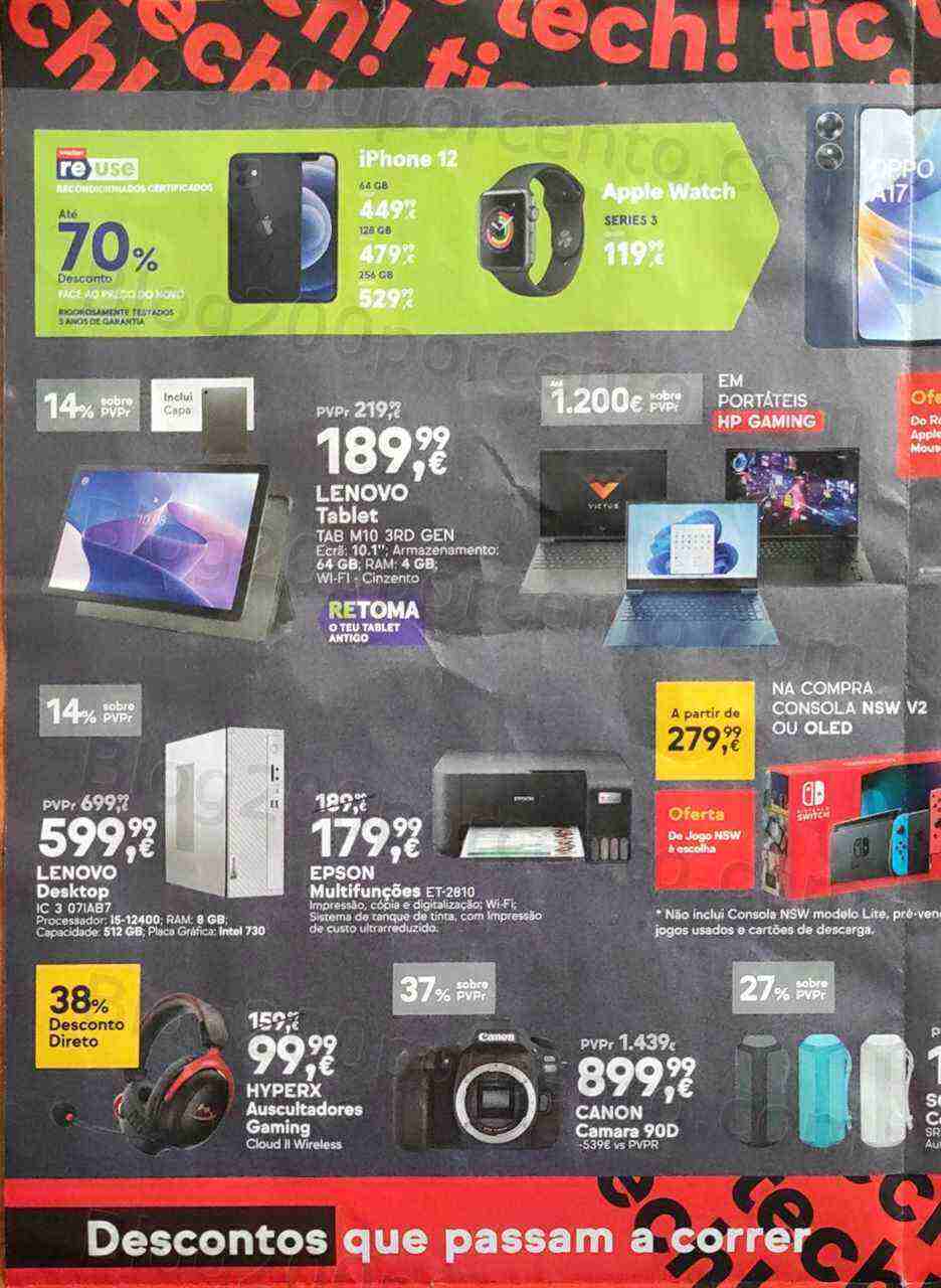 Antevisão Folheto WORTEN Tic Tech! Promoções até 30 maio