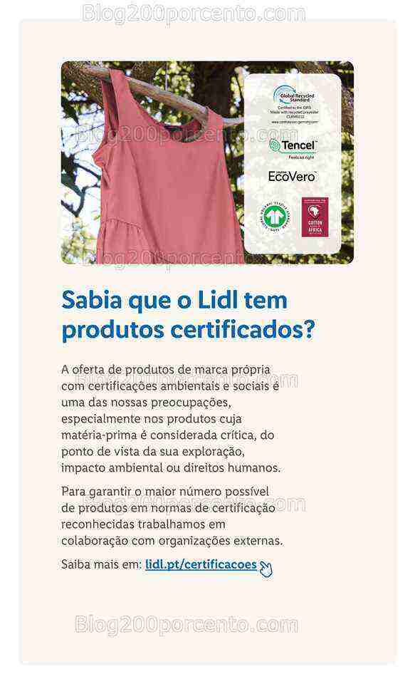 Antevisão Folheto LIDL Moda Verão Promoções a partir de 26 junho