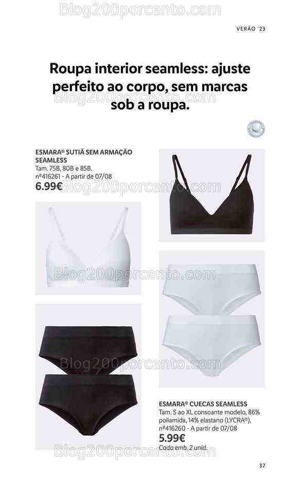 Antevisão Folheto LIDL Moda Verão Promoções a partir de 26 junho