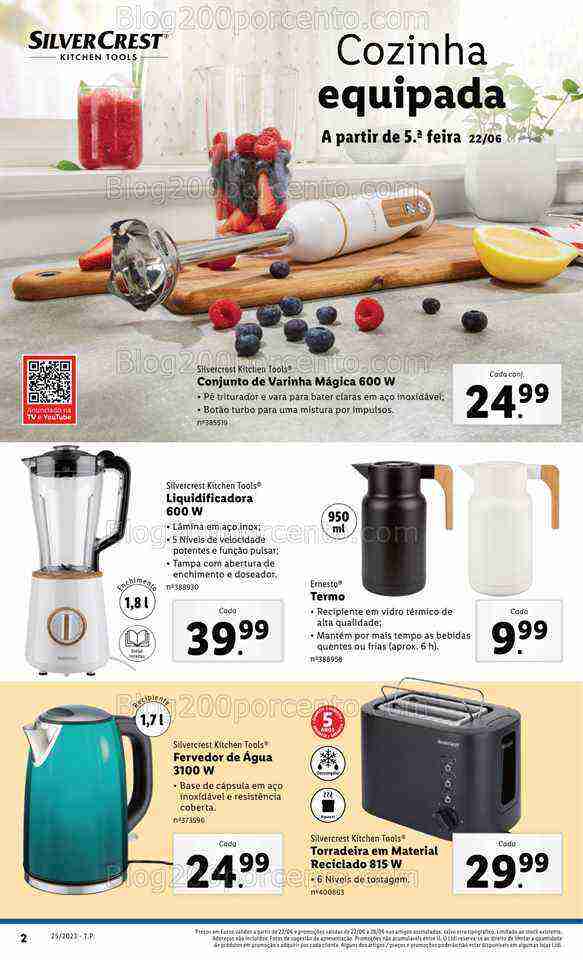 Antevisão Folheto LIDL Bazar Promoções a partir de 22 junho