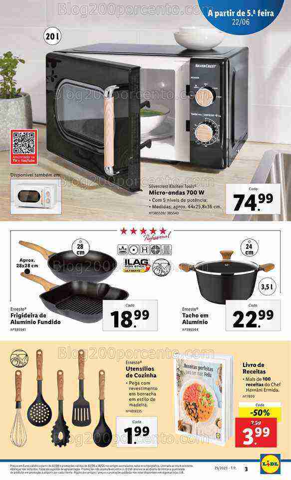 Antevisão Folheto LIDL Bazar Promoções a partir de 22 junho