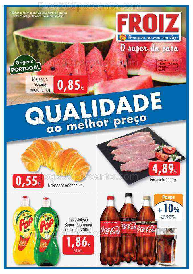 Antevisão Folheto FROIZ Promoções de 23 junho 11 julho