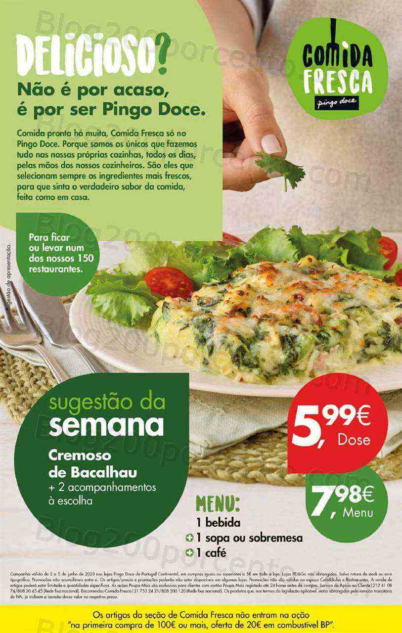 Antevisão Folheto PINGO DOCE Promoções Fim de Semana - 2 a 5 junho