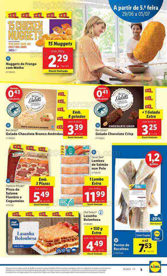 Antevisão Folheto LIDL Xxl Promoções de 29 junho a 5 julho