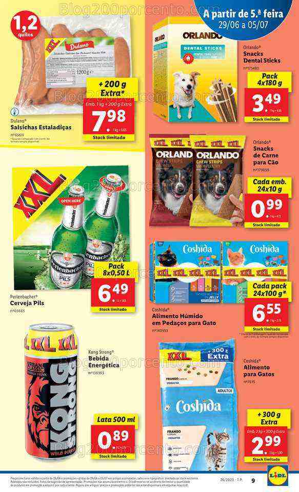 Antevisão Folheto LIDL Xxl Promoções de 29 junho a 5 julho