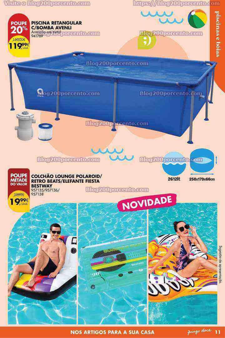 Antevisão Folheto PINGO DOCE Bazar Verão Promoções de 6 a 26 junho