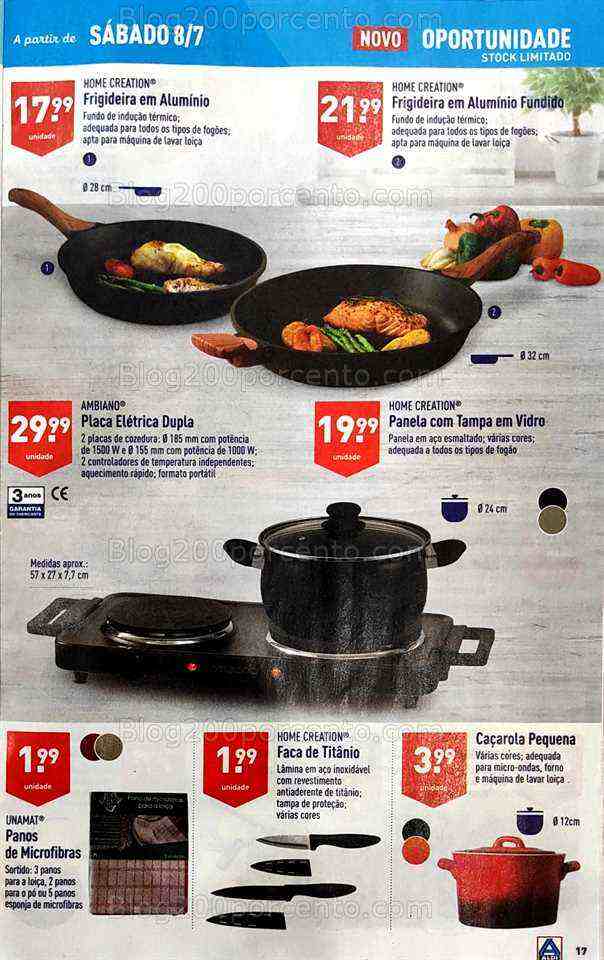 Antevisão Folheto ALDI Bazar Promoções de 5 a 11 julho