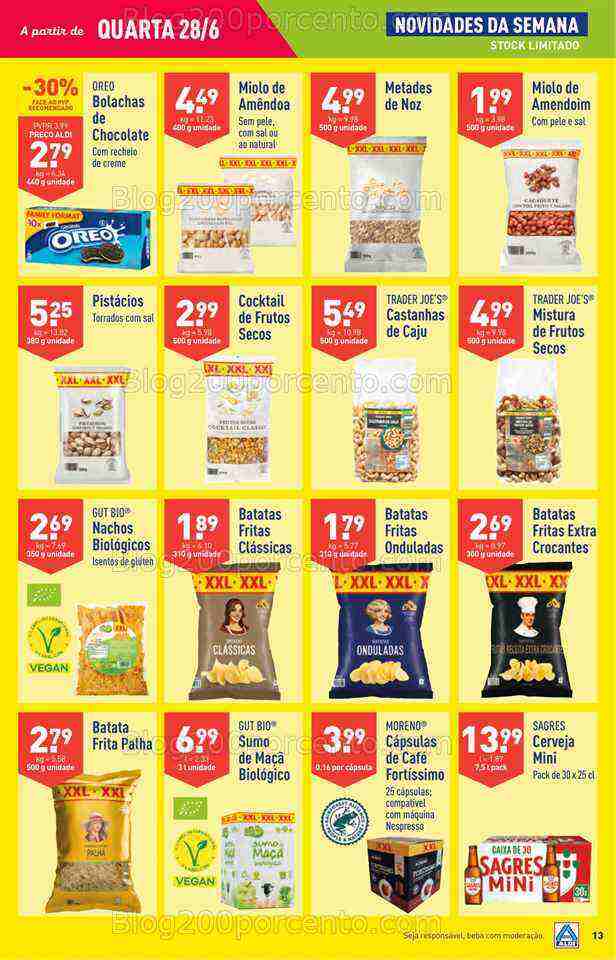 Antevisão Folheto ALDI XXL Promoções de 28 junho a 4 julho