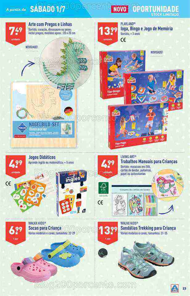 Antevisão Folheto ALDI Bazar Promoções de 28 junho a 4 julho