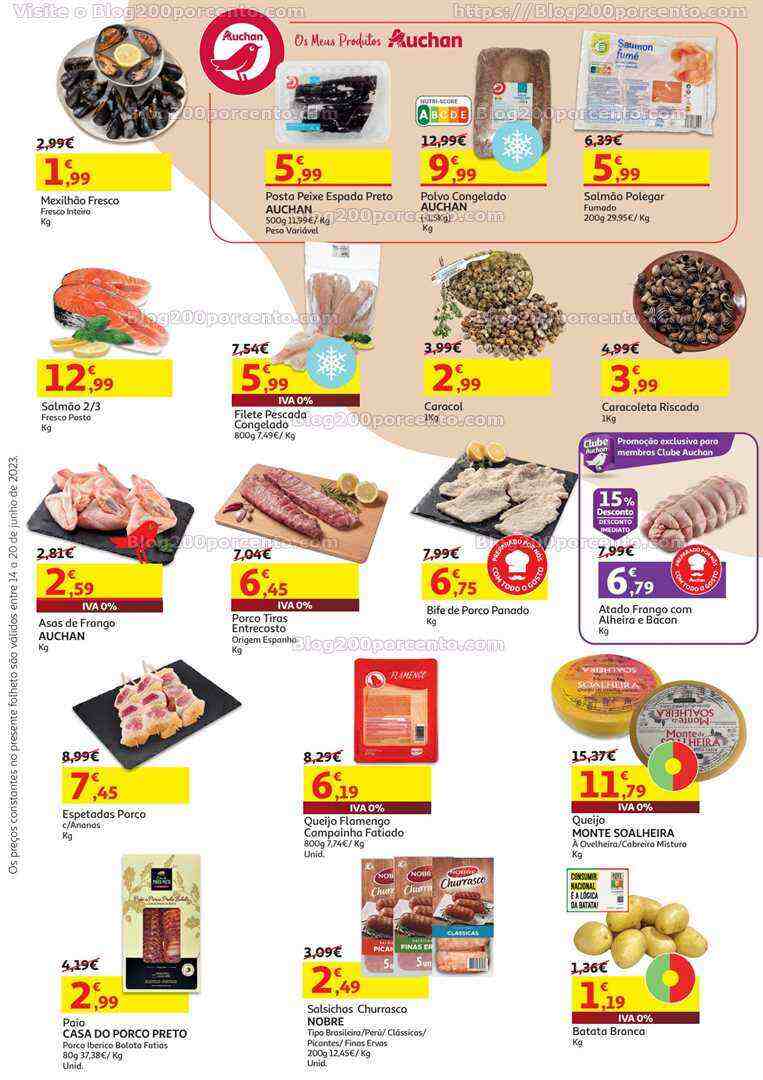 Antevisão Folheto AUCHAN Promoções de 14 a 20 junho