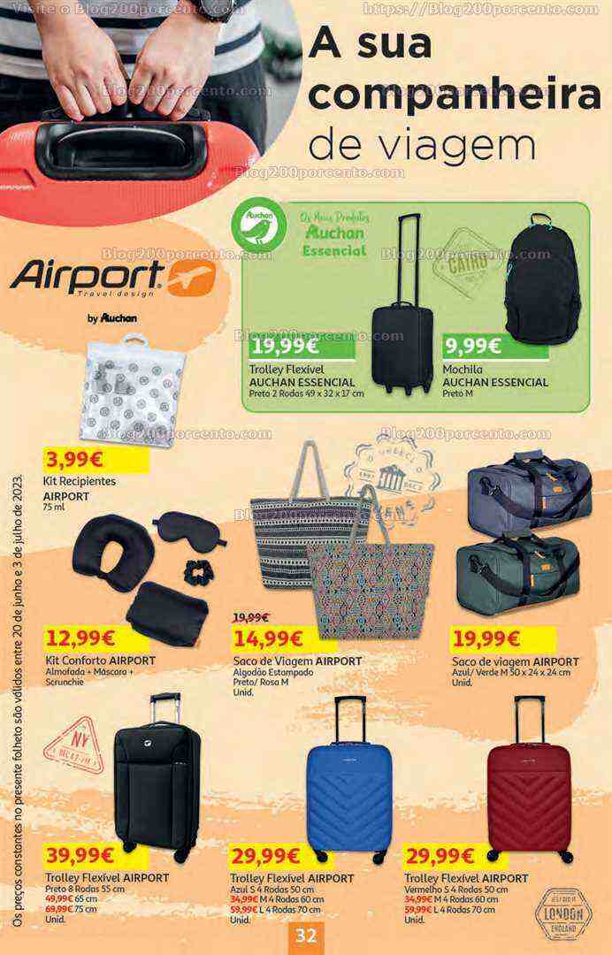 Antevisão Folheto AUCHAN Bazar Promoções de 20 junho a 3 junho