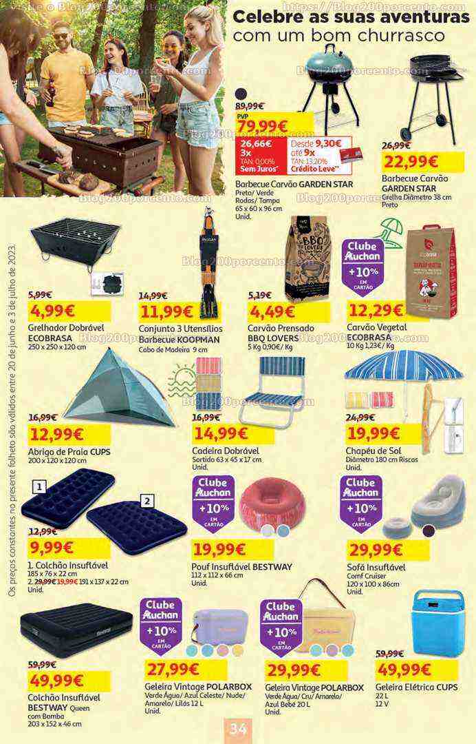 Antevisão Folheto AUCHAN Bazar Promoções de 20 junho a 3 junho