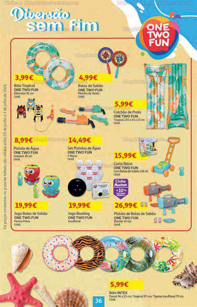 Antevisão Folheto AUCHAN Bazar Promoções de 20 junho a 3 junho