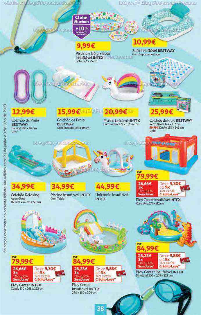 Antevisão Folheto AUCHAN Bazar Promoções de 20 junho a 3 junho