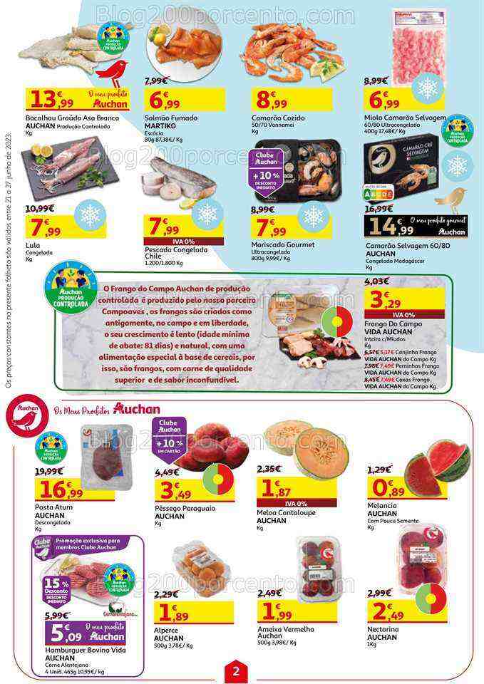 Antevisão Folheto AUCHAN Promoções de 21 a 27 junho