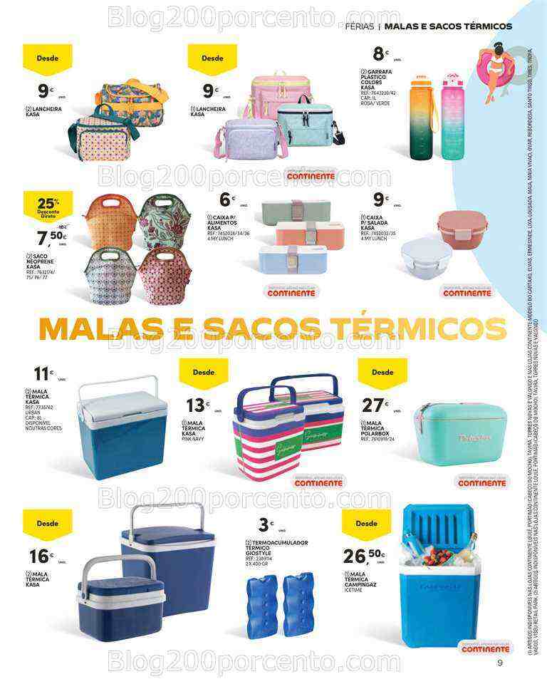 Antevisão Folheto CONTINENTE Bazar Verão Promoções de 27 junho a 30 julho