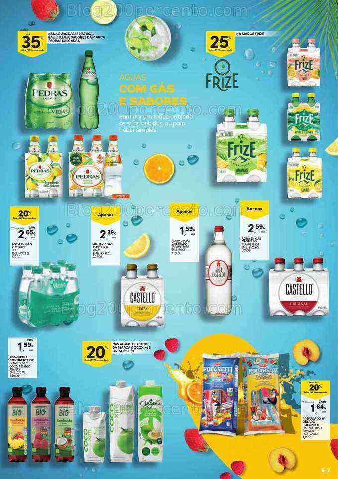 Antevisão Folheto CONTINENTE Bebidas e Gelados Promoções de 20 junho a 2 julho