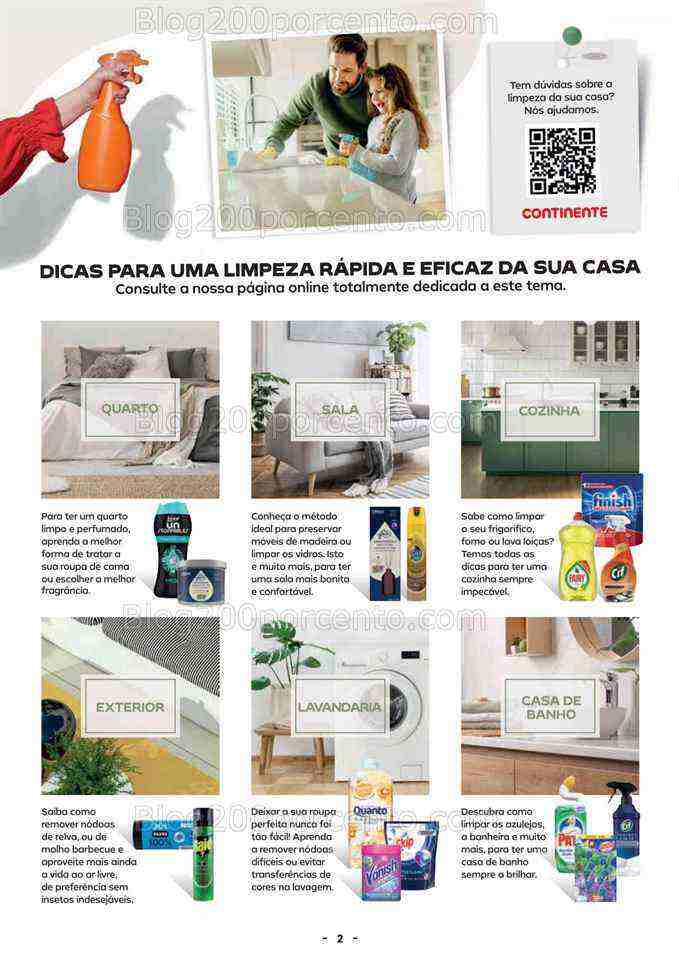 Antevisão Folheto CONTINENTE Casa Limpa Promoções de 20 junho a 2 julho