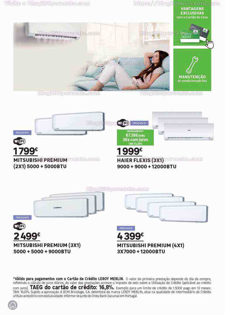 Antevisão Folheto LEROY MERLIN Especial Climatização Promoções até 9 agosto