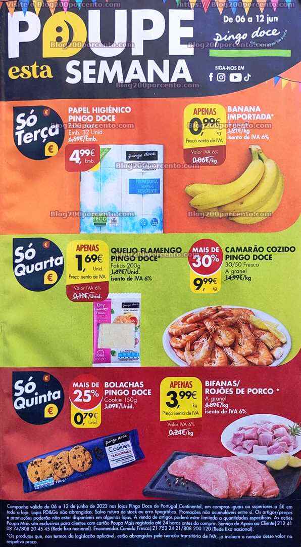 Antevisão Folheto PINGO DOCE Promoções de 6 a 12 junho