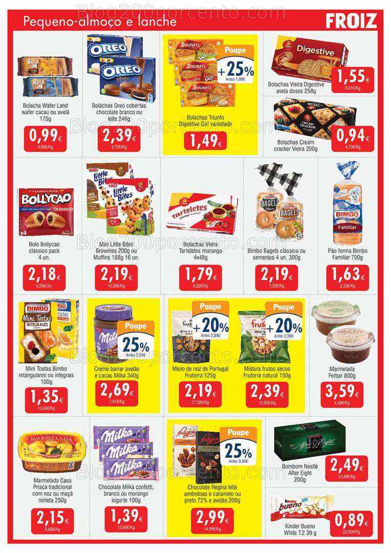 Antevisão Folheto FROIZ Promoções de 12 a 27 julho