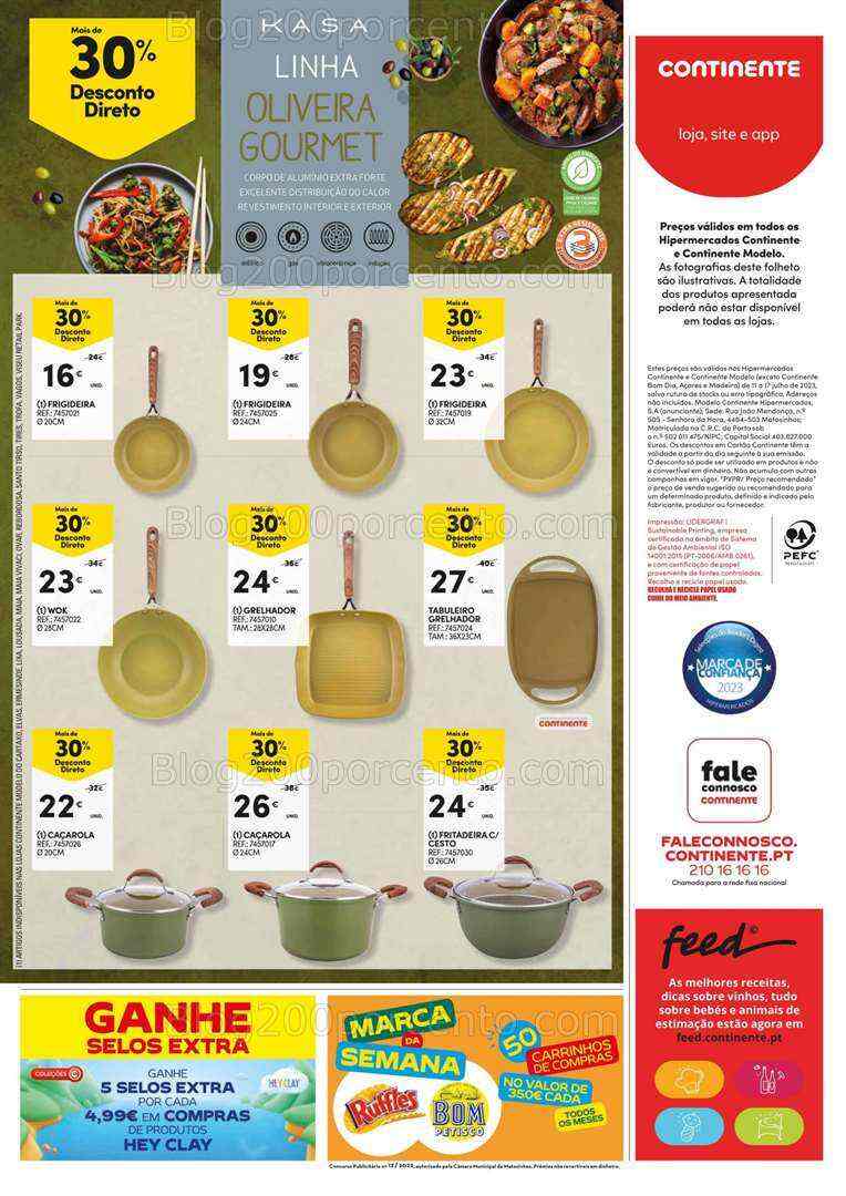 Antevisão Folheto CONTINENTE Bazar Promoções de 11 a 17 julho