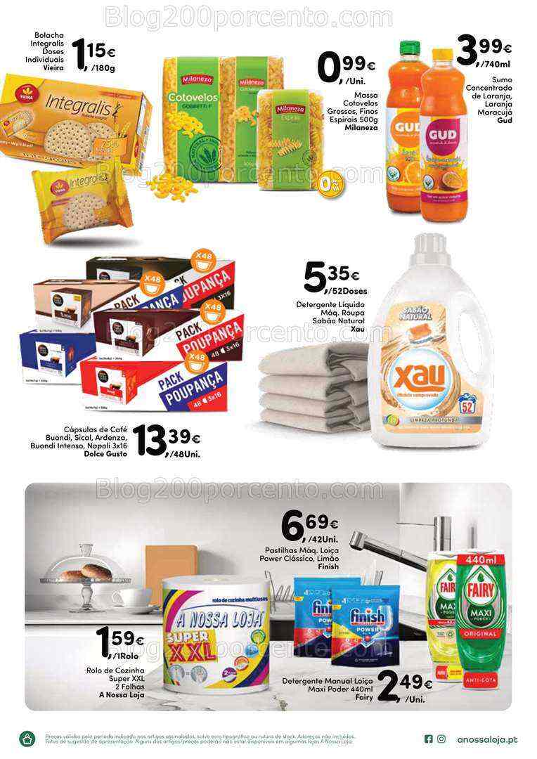 Antevisão Folheto A NOSSA LOJA Promoções de 3 a 7 julho