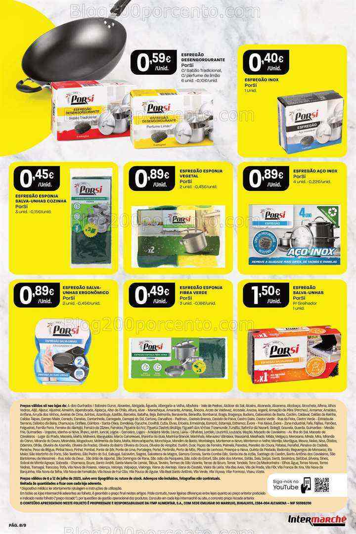 Antevisão Folheto INTERMARCHÉ Especial Porsi Promoções de 6 a 12 julho