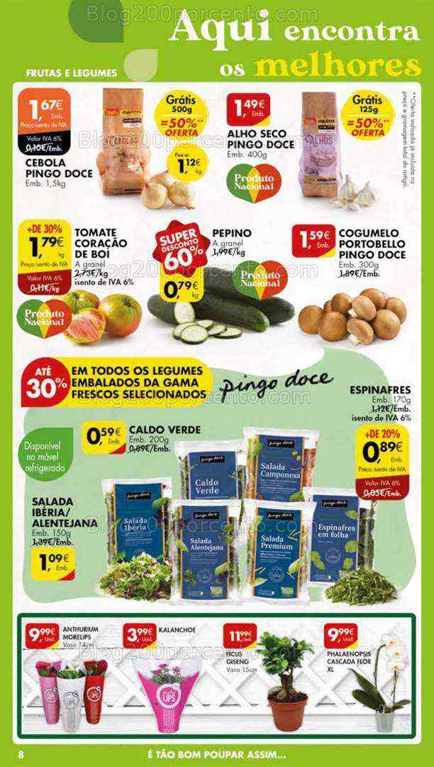 Antevisão Folheto PINGO DOCE Lojas Norte Promoções de 4 a 10 julho