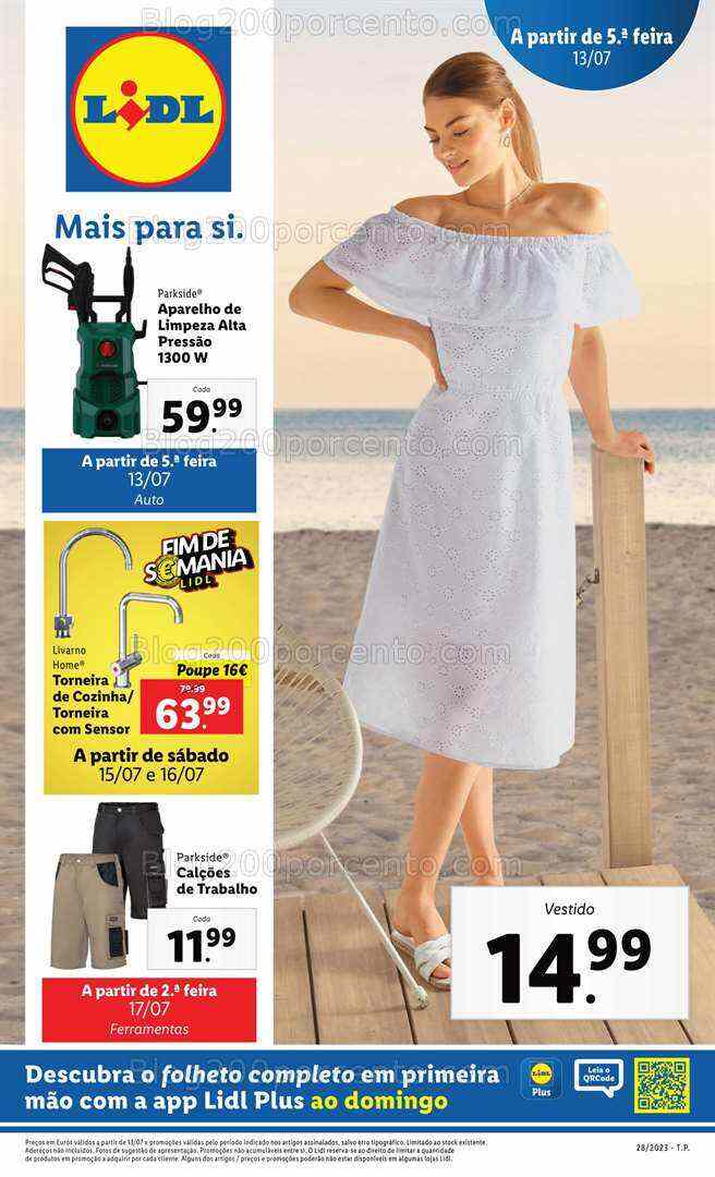 Antevisão Folheto LIDL Bazar Promoções de 13 a 19 julho
