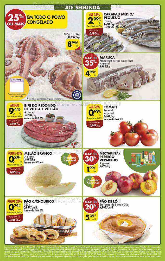 Antevisão Folheto PINGO DOCE Promoções Fim de Semana - 6 a 10 julho