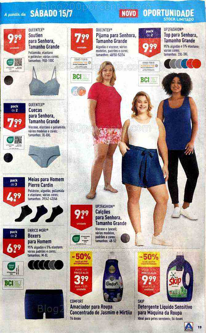 Antevisão Folheto ALDI Bazar Promoções a partir de 15 julho