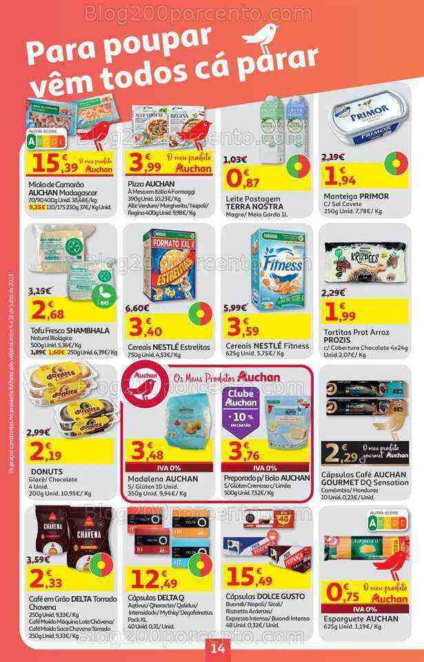 Antevisão Folheto AUCHAN Promoções de 4 a 18 julho