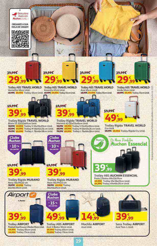 Antevisão Folheto AUCHAN Promoções de 4 a 18 julho