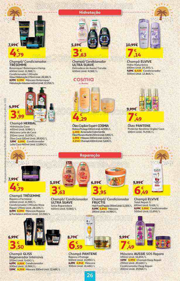 Antevisão Folheto AUCHAN Promoções de 4 a 18 julho