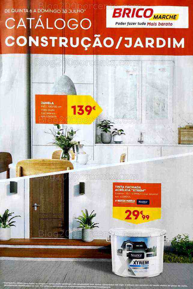 Antevisão Folheto BRICOMARCHÉ Promoções de 6 a 30 julho